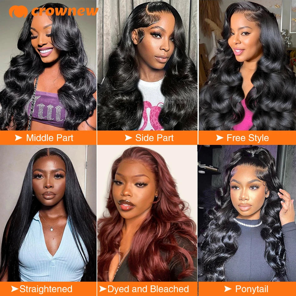 Body Wave Lace Front Wig Human Hair HD Lace Frontal Wig 13x4 Lace Frontal Human Hair Wig 100% Glueless Preplucked Human Wigs