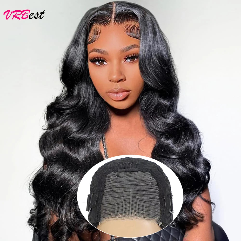 Vrbest Body Wave Bob Wig Wear And Go Glueless Human Hair Wigs Bob Wigs For Women Ready To Wear 4x4 Lace Closure Wig Human Hair