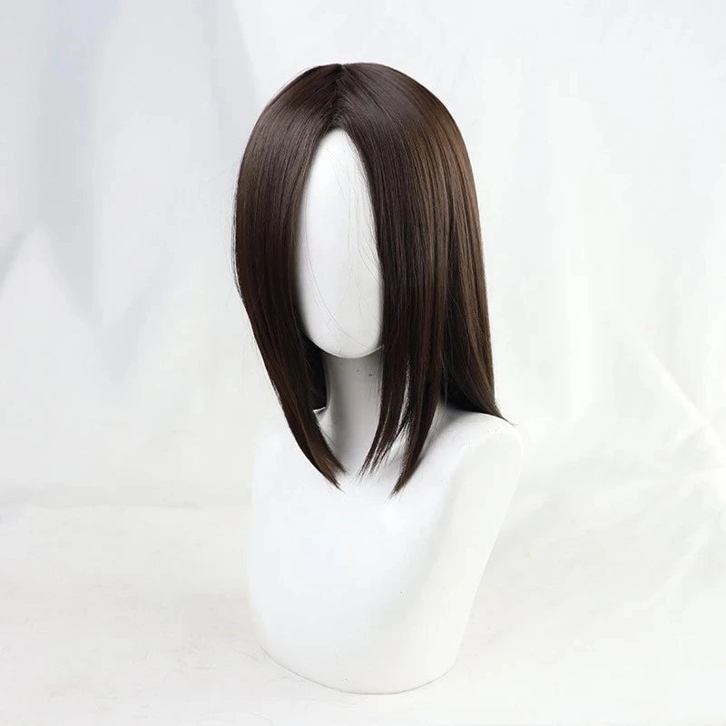 New The Final Season Attack on Titan Eren Jaeger Cosplay Wig Brown Heat Resistant Synthetic Hair Wigs