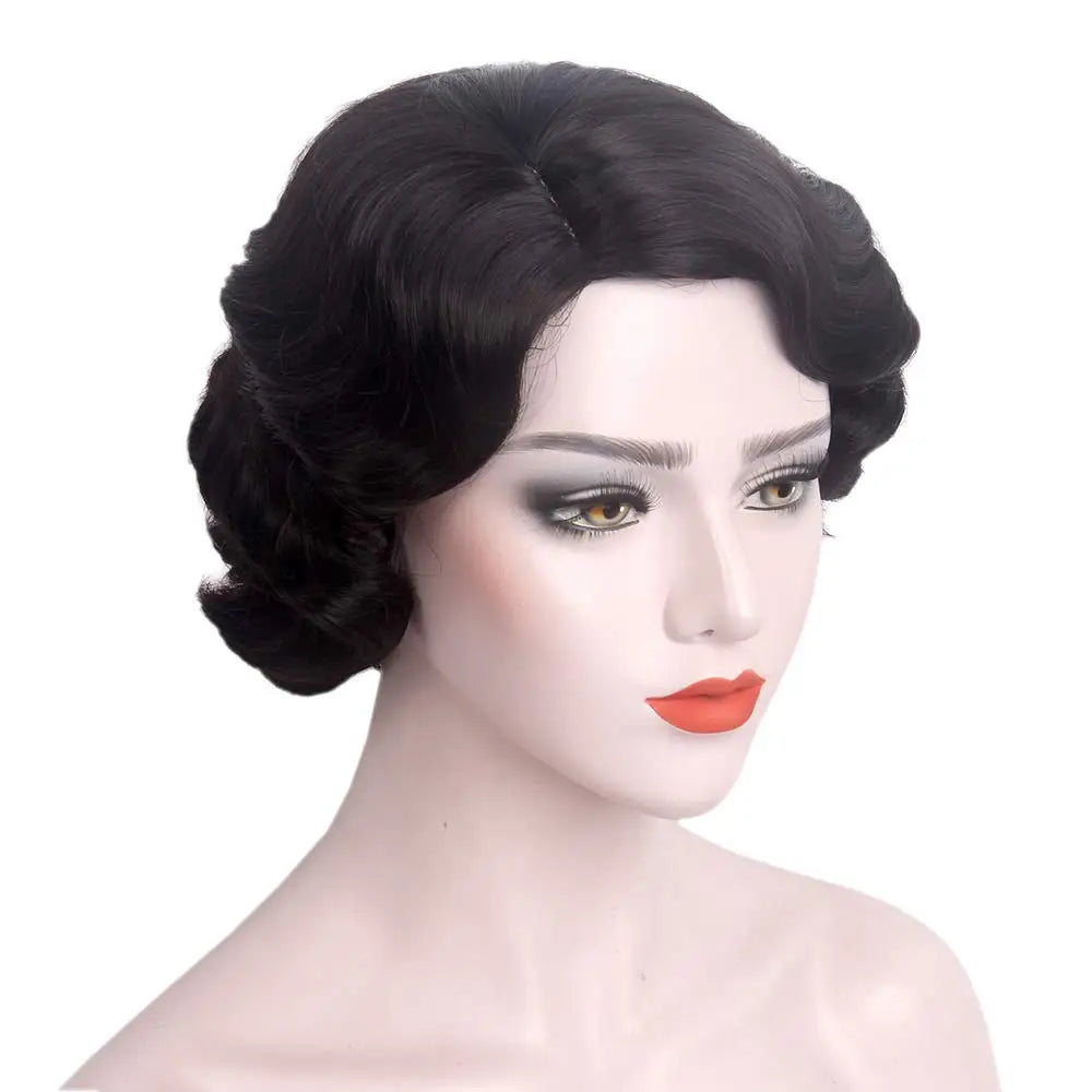 Blonde 1920s Wig for Women Short Finger Wave Party Wig Synthetic Full Vintage for Lady Cosplay Costume Fancy Dress 20s Flapper