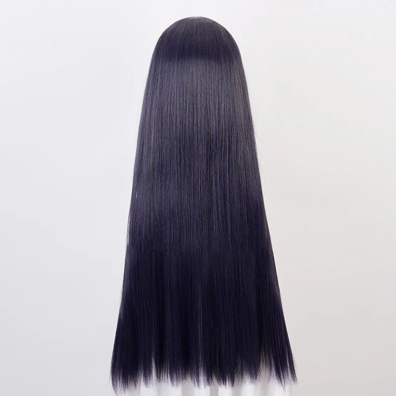 Anime Hyuga Hinata Straight Hair Neat Bang Cosplay Hinata Hyuga wig Wig Heat Resistant Synthetic Hair Wigs