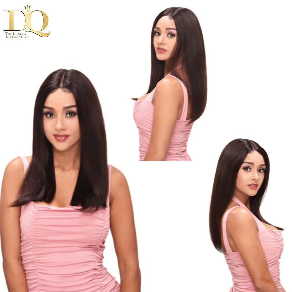 Wear Go Glueless Wig Lace Front Human Hair Wigs For Women 8-18 Inch Brazilian Straight Short Bob 13X4  Lace Frontal Real Wig