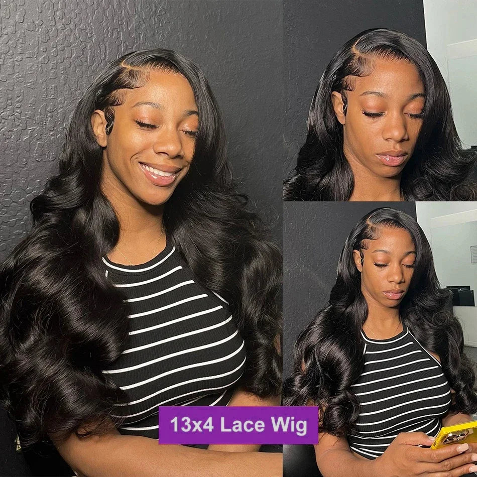 Body Wave 13x4 13x6 Lace Front Wig Ready To Wear 4x4 Lace Closure Wig Glueless Transparent Human Hair Lace Frontal Wig On Sale