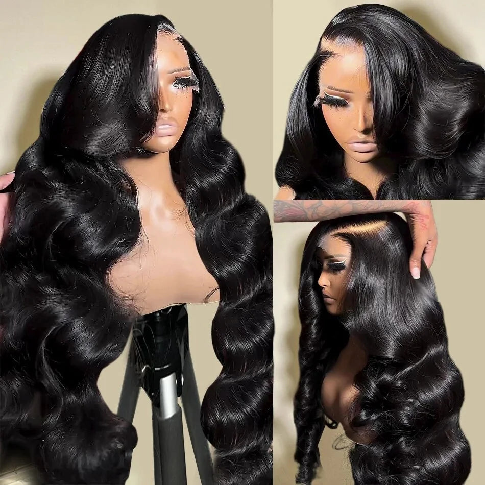 250 Density 13x6 Body Wave Lace Front Wig Brazilian 30 40 Inch Hd Transparent 13x4 Lace Frontal Human Hair Wig For Women