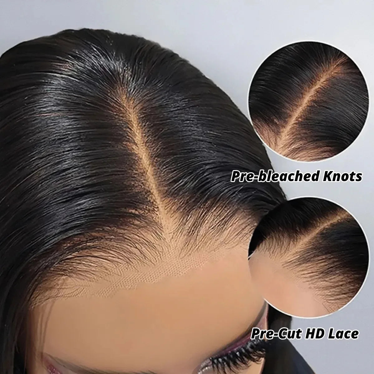 Ready to Wear 4x6 5x5 Pre Cut HD Lace Closure Glueless Wigs Human Hair Pre Plucked 36 Inch Brazilian Body Wave Lace Frontal Wigs